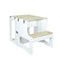 MY HAPPY HELPERS  - TAVOLO - Convertible Learning Tower - Tower to Table - White / Birch